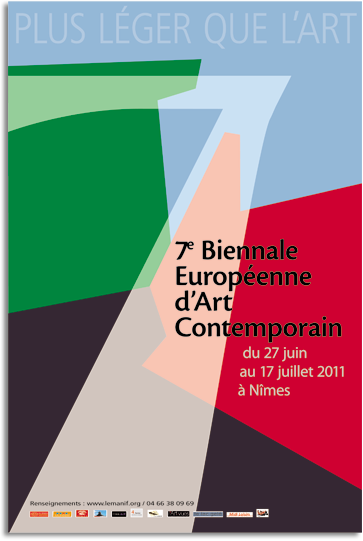 Affiche 7ème Biennale Européenne d'Art Contemporain